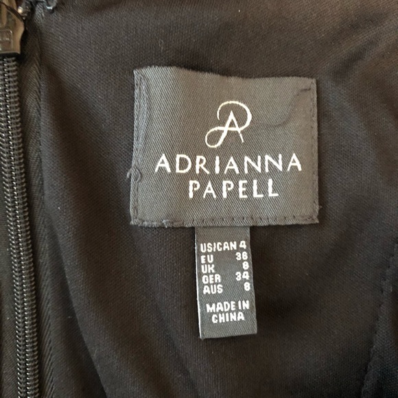 Adrianna Papell Banded Black Dress - Picture 7 of 9